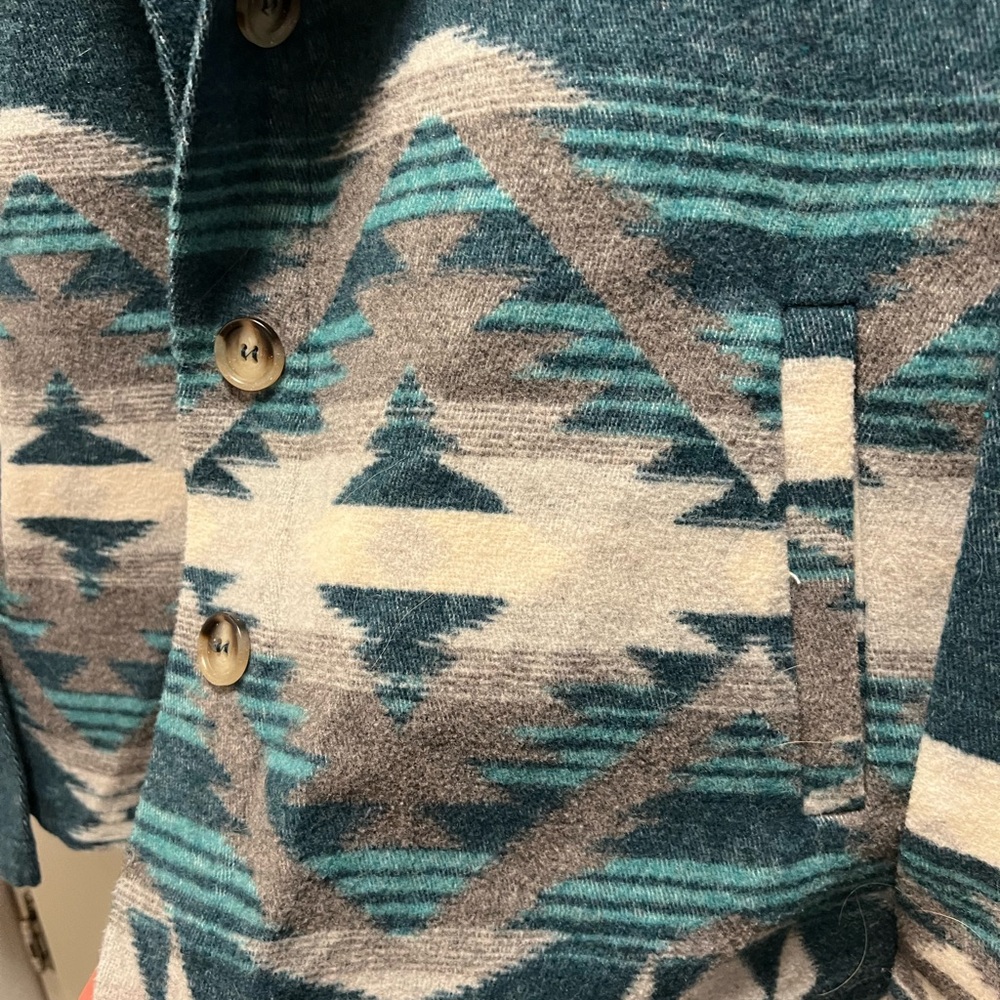 Blue B Aztec Pattern Jacket - Picture 3 of 4
